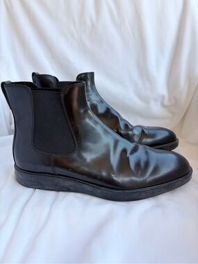 Hogan Men’s Black Leather Chukka Boots Like New Condition -Sz 9.5